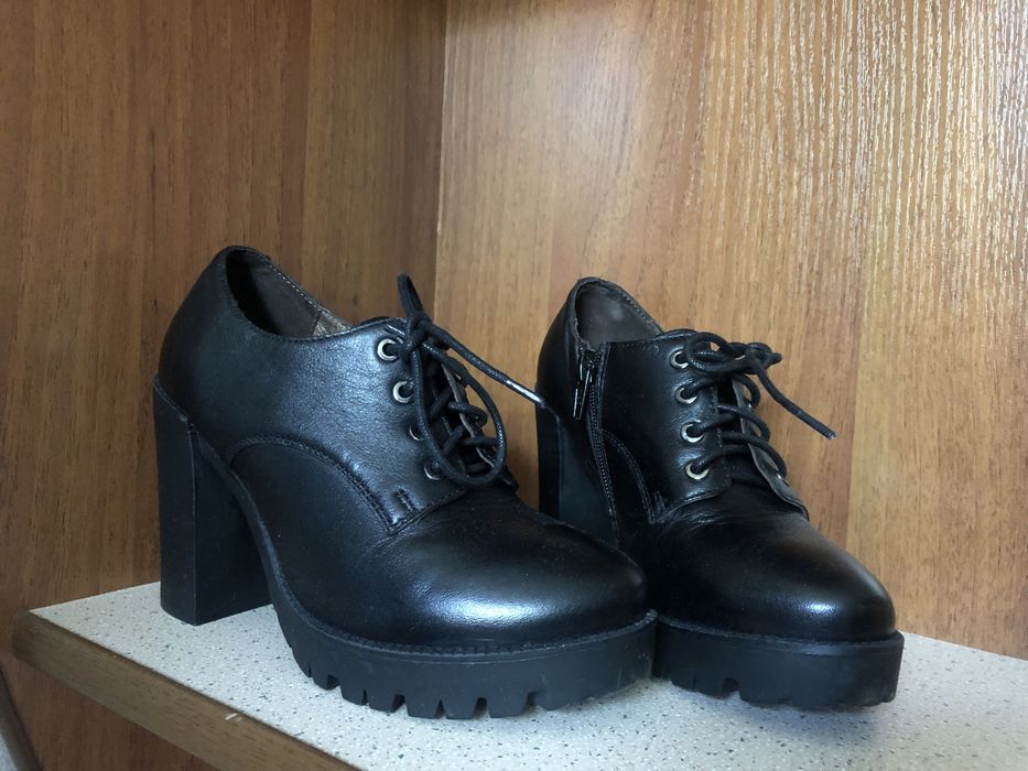 Ботильоны женские кожаные