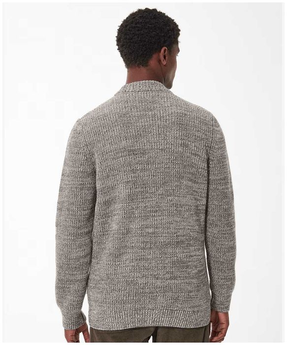 Barbour, Cardigan Sid din amestec de lână, Gri, M