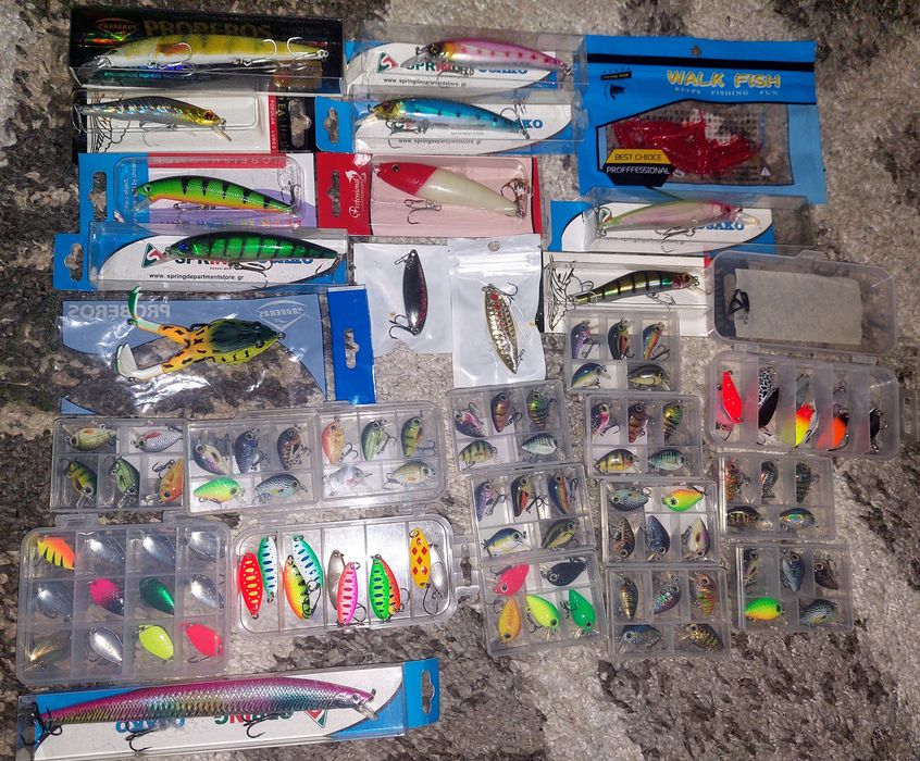 Примамки,воблер,блесни,силикон,плопер,клен,костур,щука,бяла,сом распер