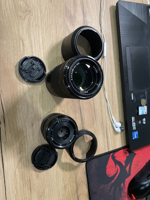 Объективы Sony 35mm/F1.8 и 55-210mm f3.5-6.3