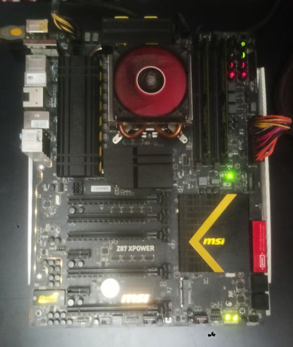 Мат.плата MSI Z87 XPOWER + Core i7 4765t + 12Gb