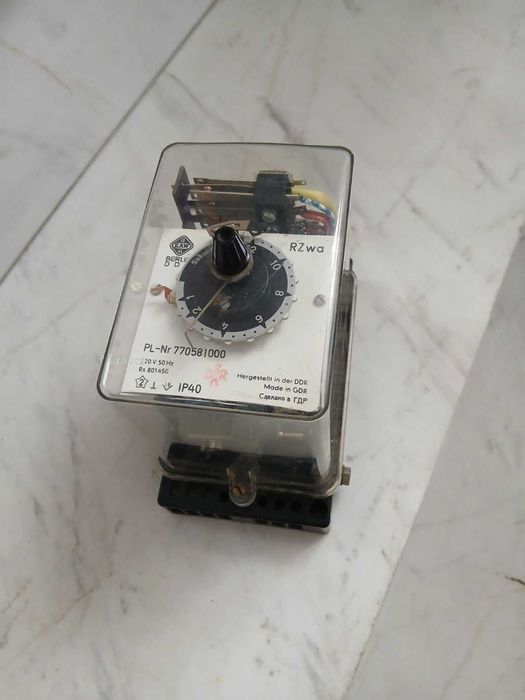 Механично Реле за време EAW | 0-12 секунди | 220V