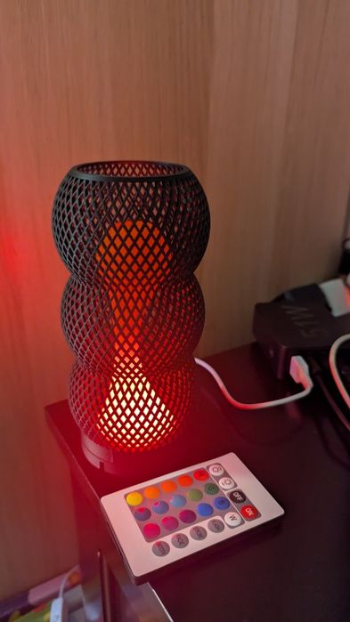 Vand lampa USB neagra