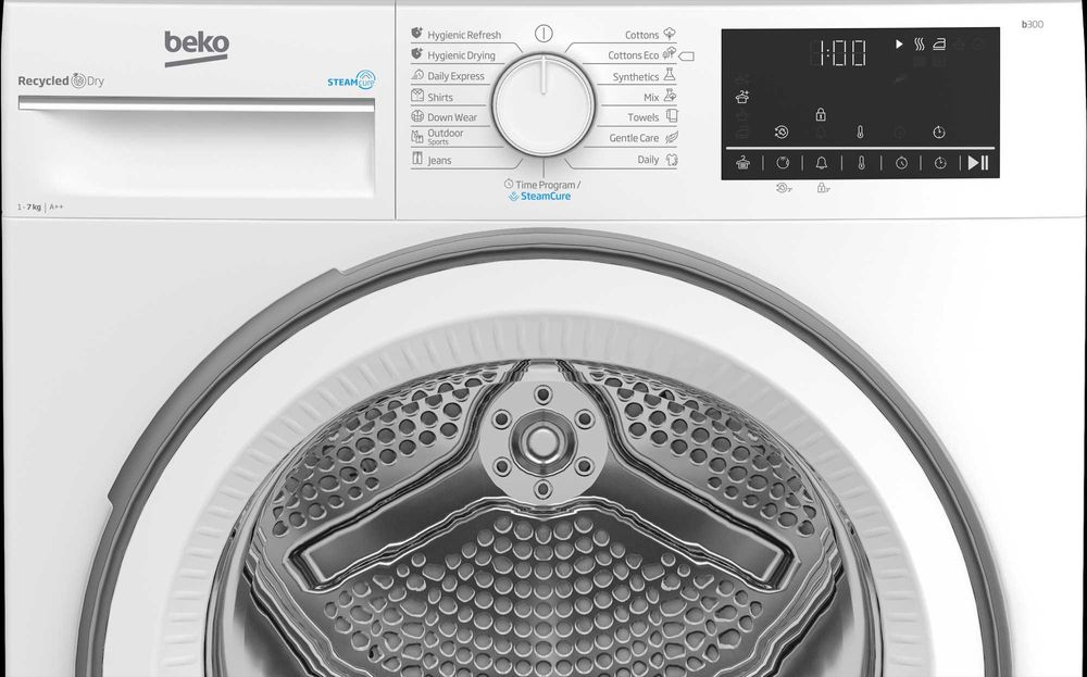 Нова инверторна сушилня Slim Beko B3T67230, 7 кг