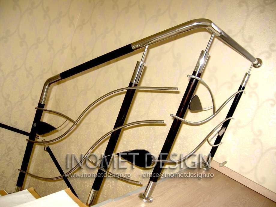 Balustrade inox cu sticla,lemn masiv sau clasice