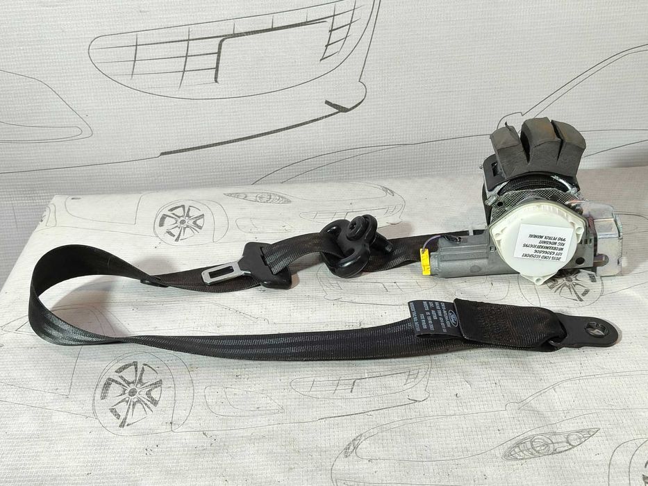 Centură de siguranță față dreapta Ford EcoSport 2013-2017 2015 1.0 EcoBoost 92kW Cod OEM: CN15-A61294-FDW, 34119626 (5F3)