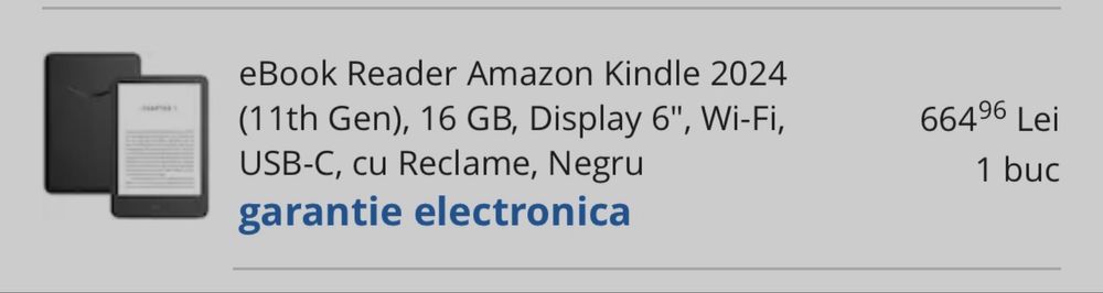 Kindle ebook reader gen 11 2024, 6 inch in garantie!!