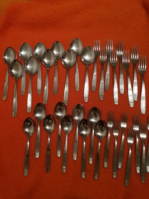 Български вилици и лъжици неръждаема стомана Петко Денев Габрово