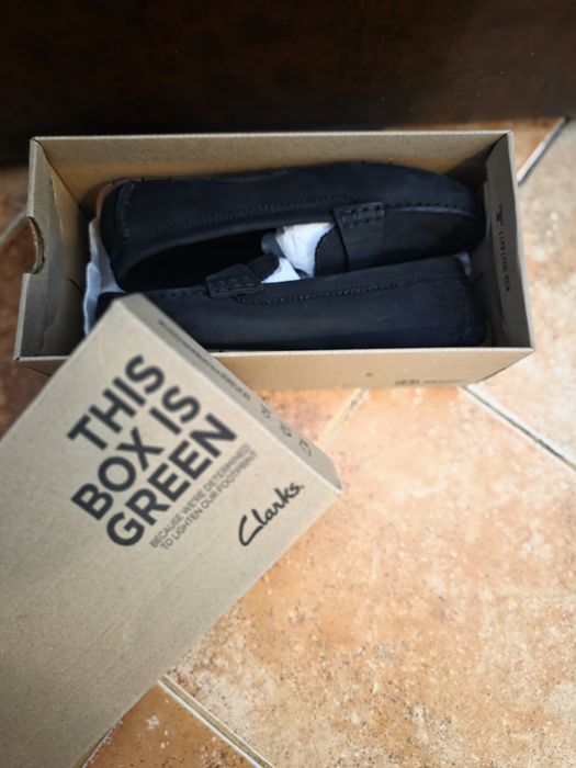 Clarks Black Loafers