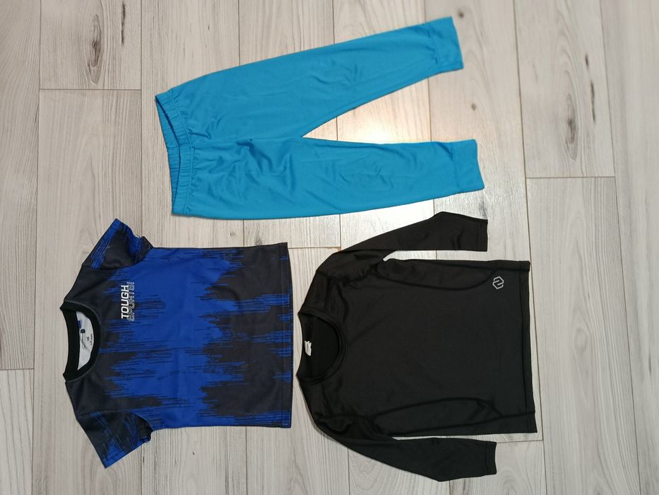 Set tricou bluza pantaloni pentru fotbal băieți vârstă 5-6 ani  116