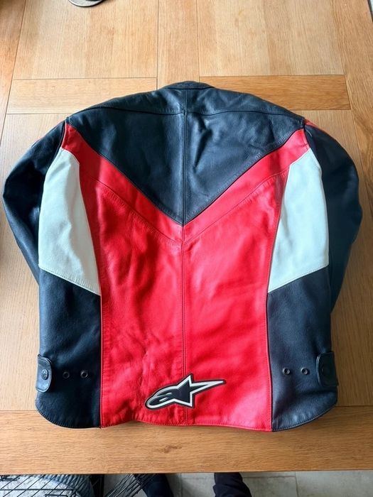 Alpinestars Leather Motorcycle Jacket Кожено Яке
