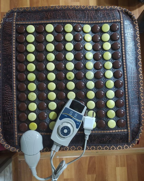 Турмалиновый коврик 45 х45 см (турманиевый, нефритовый мат)