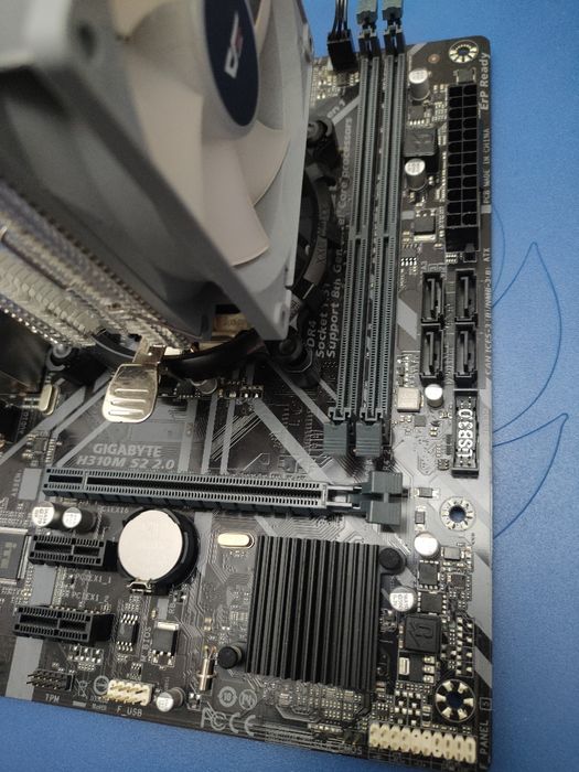 I3 9100F + H310M + Куллер