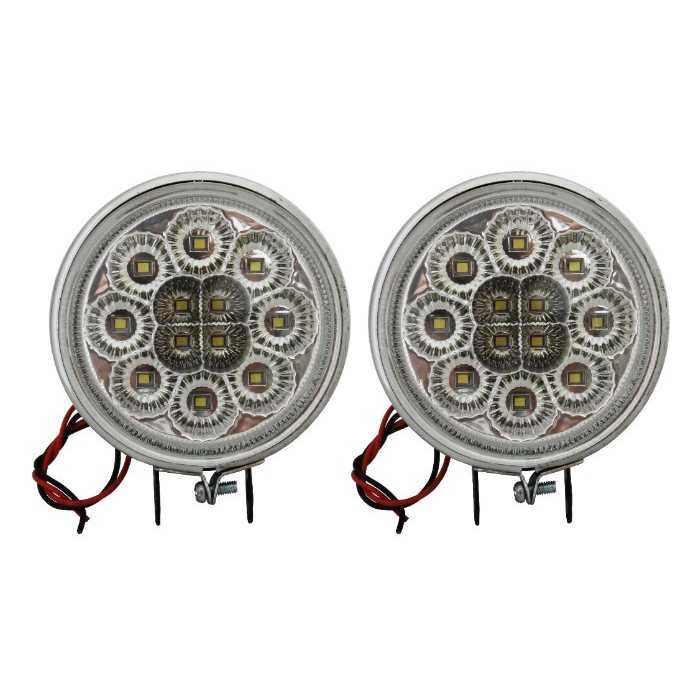 Дневни светлини 009-12, 6000К диаметър-90мм.