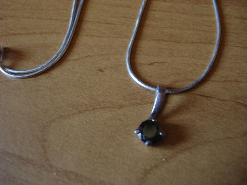 Colier și cercei de argint 925 si onix