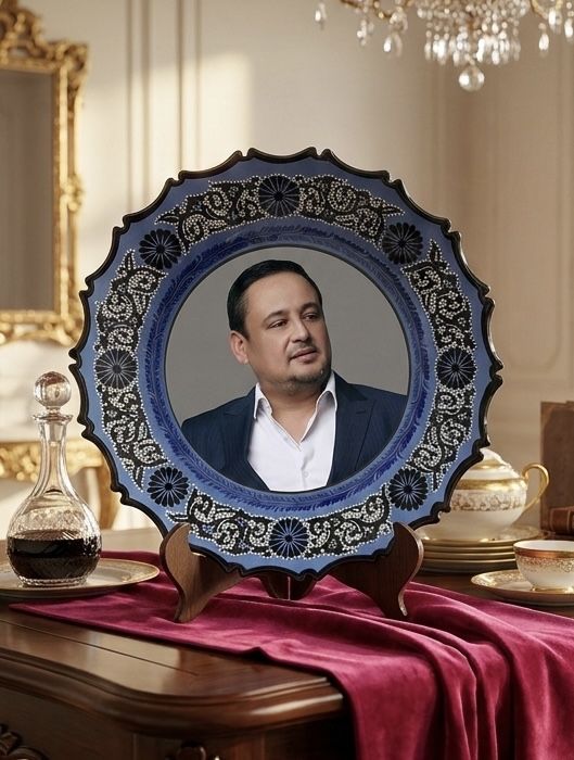 Керамическая тарелка с вашей фотографией