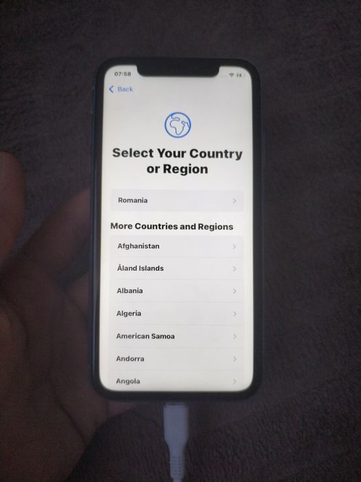 Iphone xr Blue spate spart