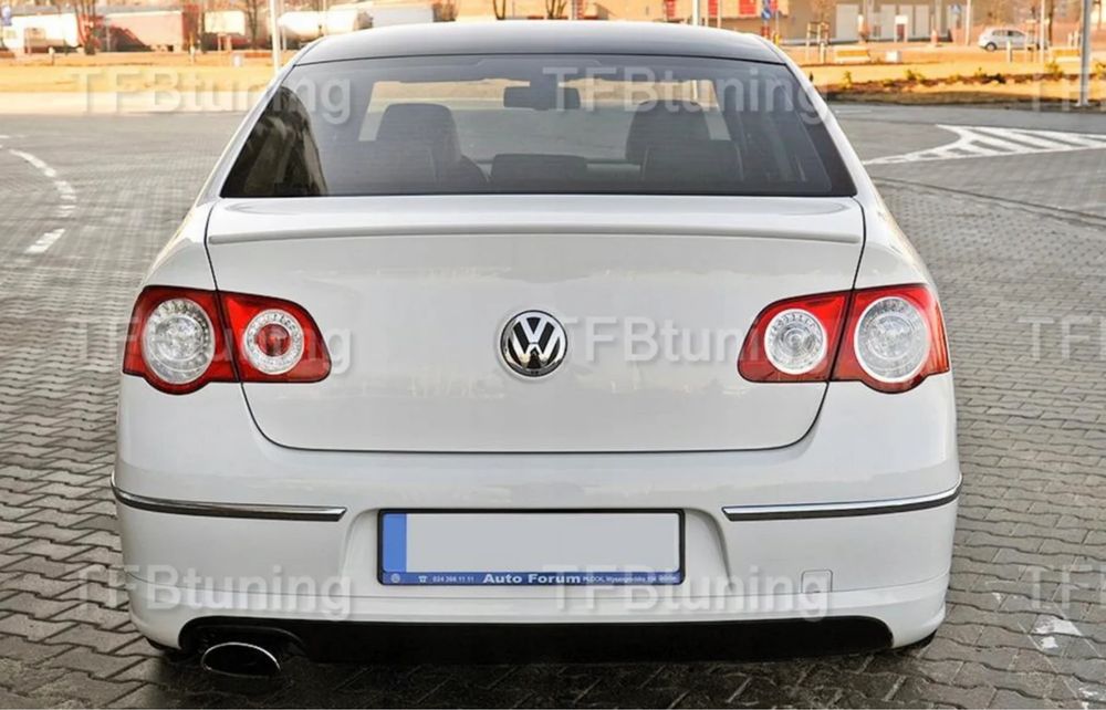 Prelungire bara spate fusta lip spoiler VW Passat B6 RLINE R LINE
