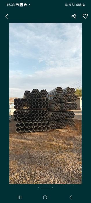 Tiava inox stas 304L 6metri