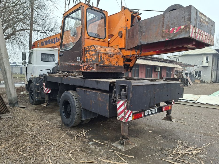 Автокран клинц маз