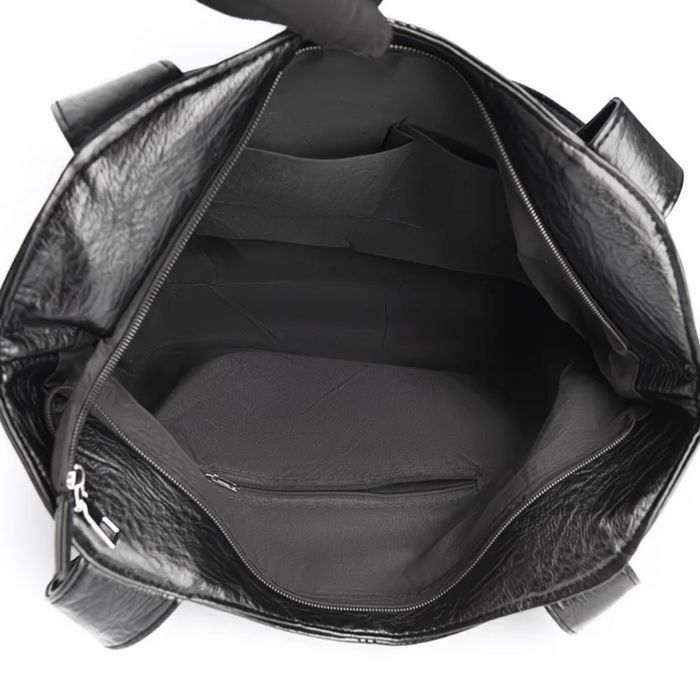 Сумка шопер кожаная