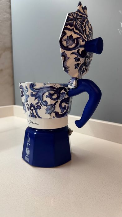 Bialetti Cafetiera ediție limitată D&G BLU