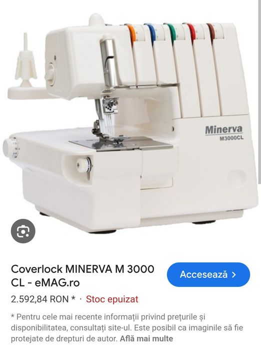 Mașină combinată de surfilat și uberdeck Minerva 3000 CL 3 ace, 5 fire