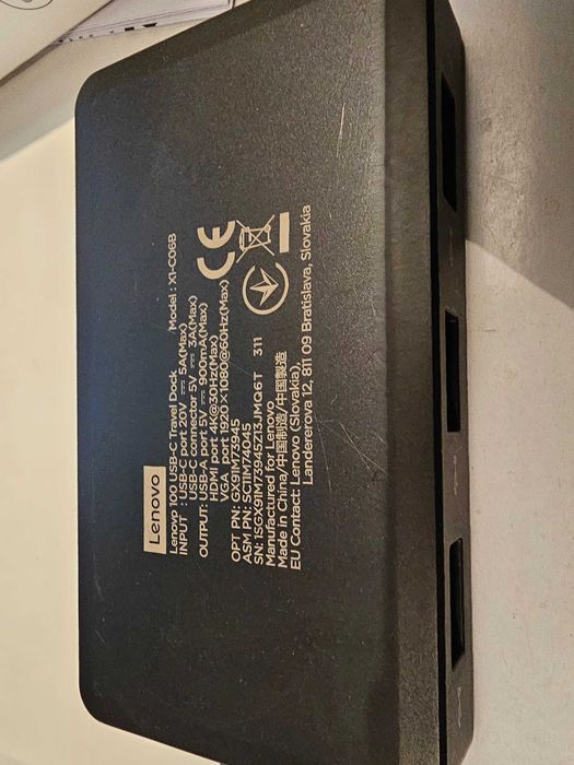 Lenovo 100 usb-c travel Dock doking station