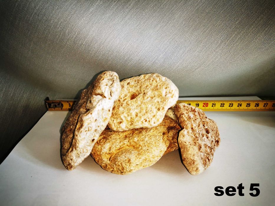 Ornamente naturale (la set) pentru terarii, acvarii, spatii int si ext