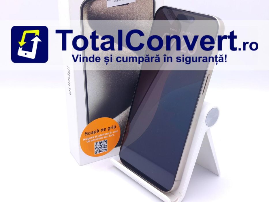 Apple iPhone 15 Pro Max 1TB Natural, Garantie 24 luni | #D88414