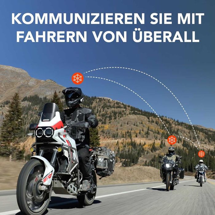 Нова Комуникационна Система Домофон за Мотор SENA 60S, MESH 3.0 Wave