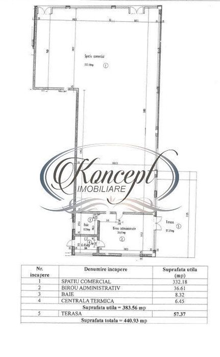Spatiu comercial in Marasti