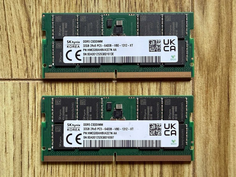 64GB DDR5 6400MHz Hynix HMCG88AHBVA327N AA