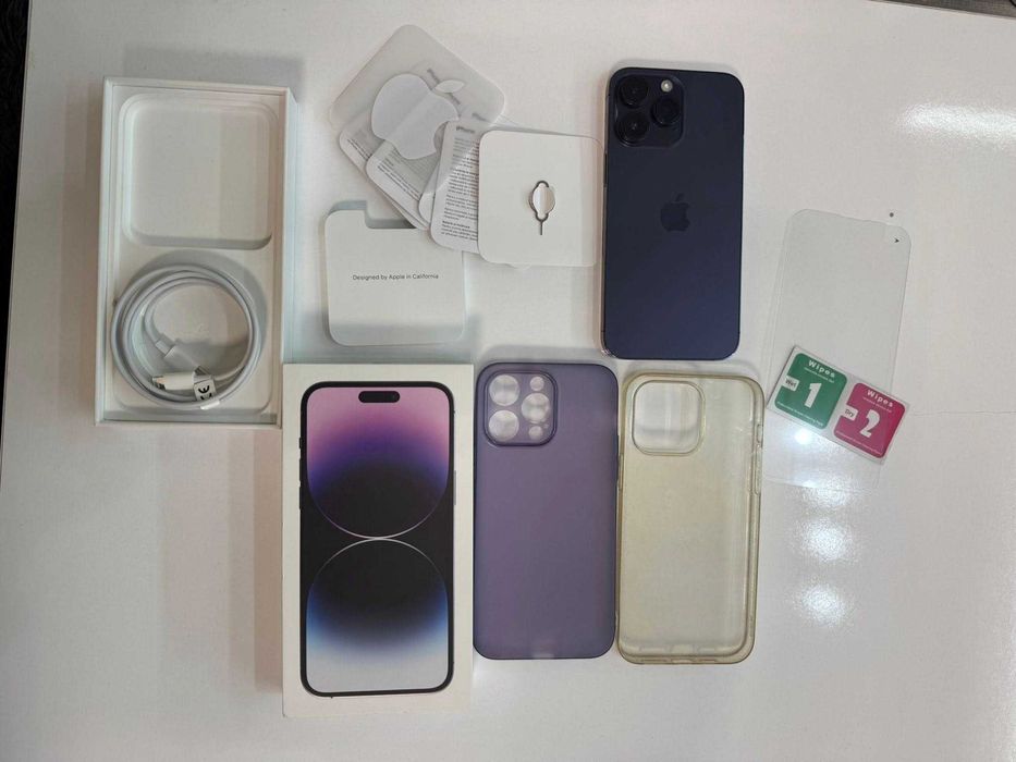 iPhone 14 Pro Max 128GB Deep Purple - пълен комплект