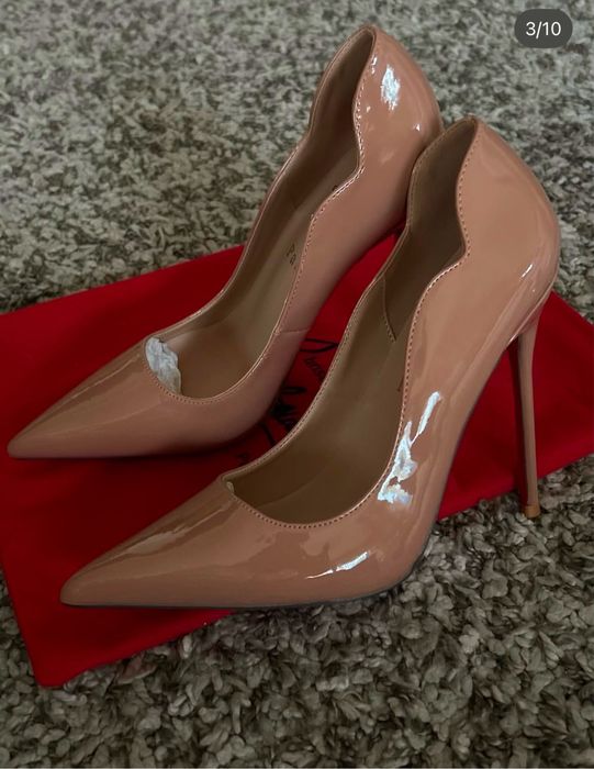 Pantofi Christian Louboutin piele pe comanda