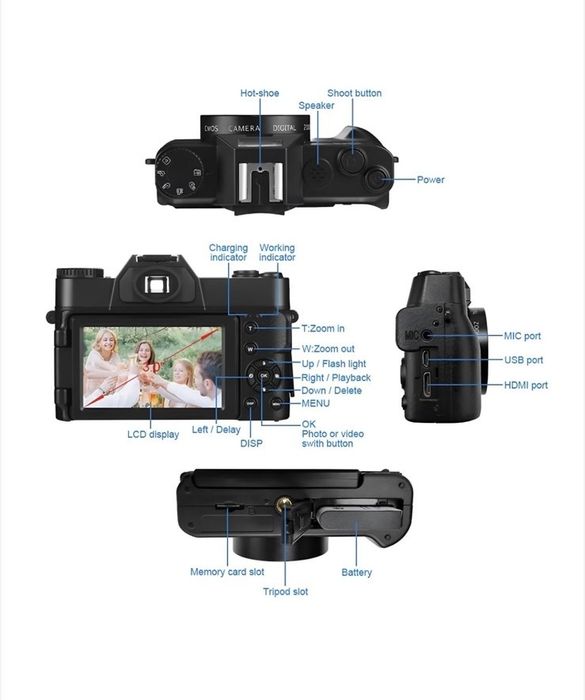 Цифров  фотоапарат 4к