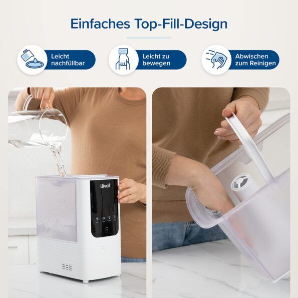 Oвлажнител за въздух Levoit OasisMist LUH-O451S-WUK 4.5L – много добро