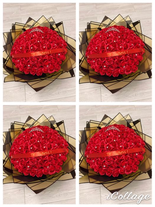 Buchet 101 trandafiri 200 lei