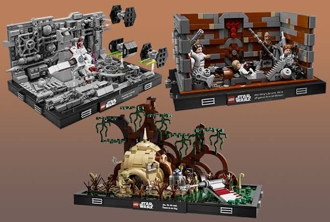 Colectie seturi LEGO Star Wars Diorama originale