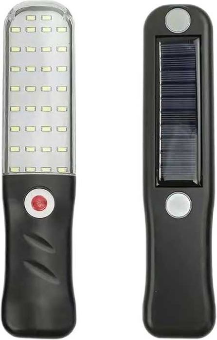 LED Работна лампа за сервиз, къмпинг със соларно зареждане и USB