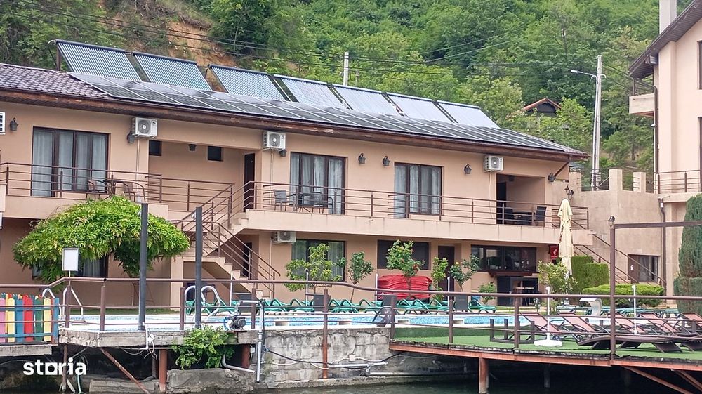 Vânzare complex turistic Dunăre — Cazanele Dunării, 3 pensiuni, 3,5M €