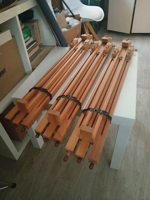 Сгъваем дървен триножник