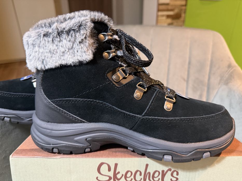 Ghete de iarnă Dama Skechers Waterproof, Mărimea 38 (Noi în cutie)