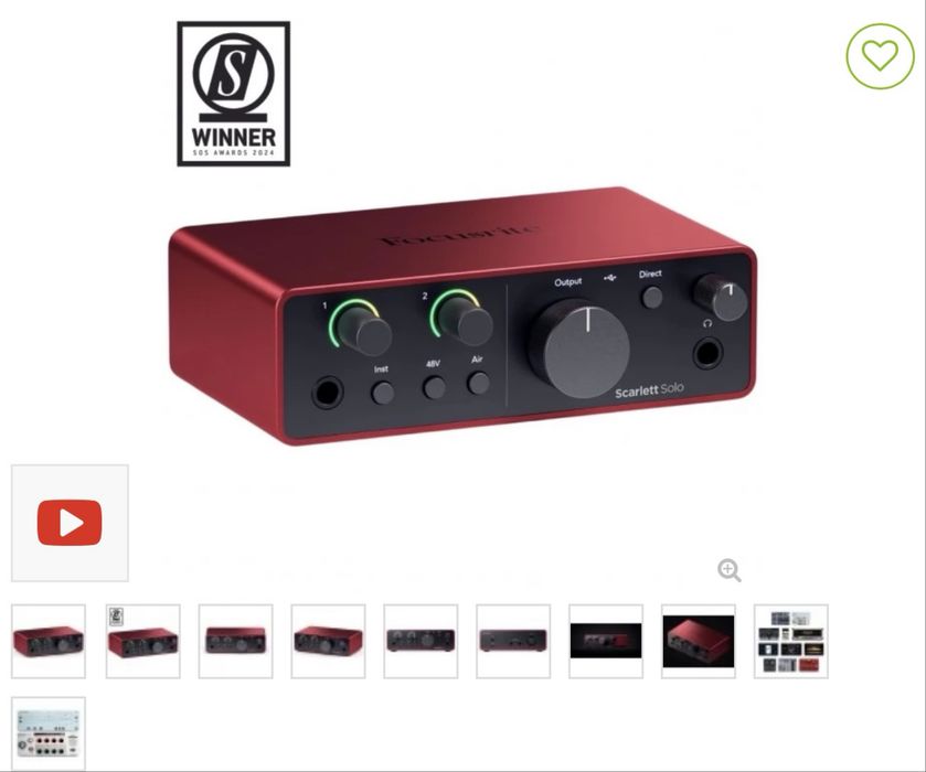 Focusrite Scarlett Solo 4th generation