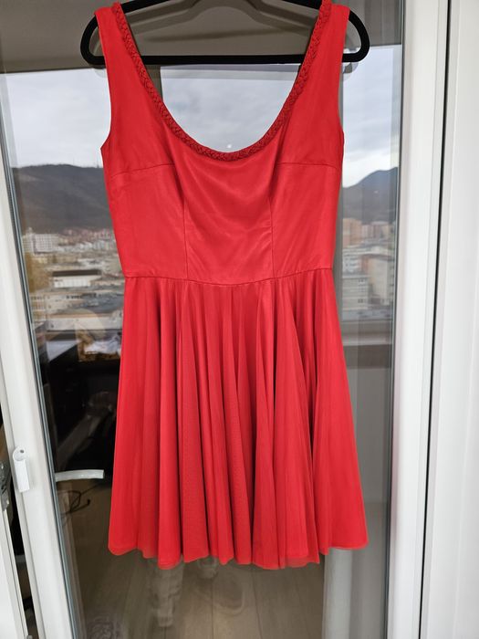 Rochie rosie eveniment, marime M