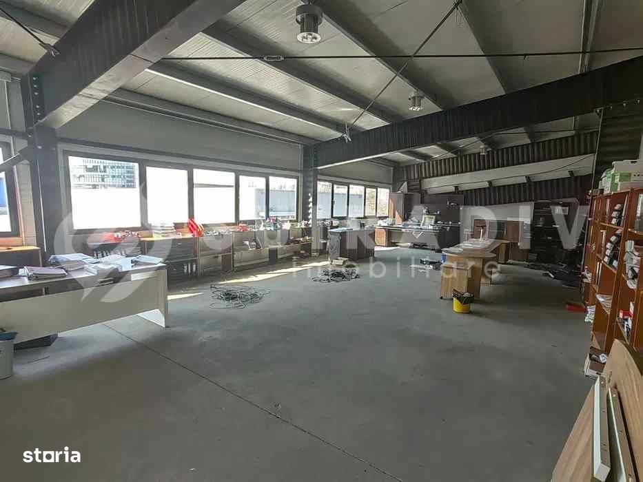 Hală modernă 1067 mp cu birouri | Tetarom| Ideal depozitare/producție