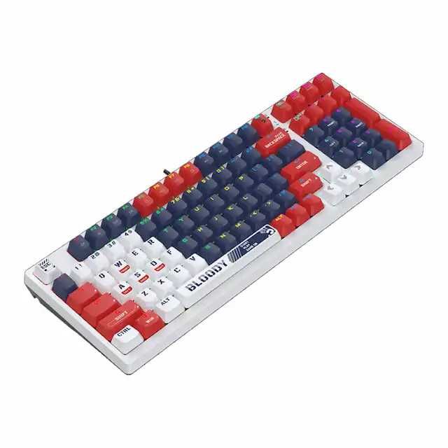 A4Tech Bloody WS98/WS87 RED+Mechanical Switch Gaming Клавиатура+/