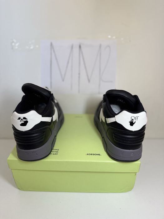 Adidasi Off-White Out Of Office Lace-Up Sneakers black and white