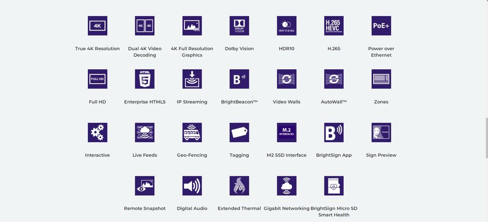 BrightSign XT1144 Expanded I/O Media Player