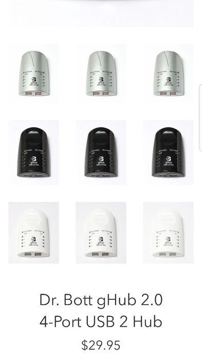 Dr. Bott gHub 2.0
4 - Porturi USB 2 Hub